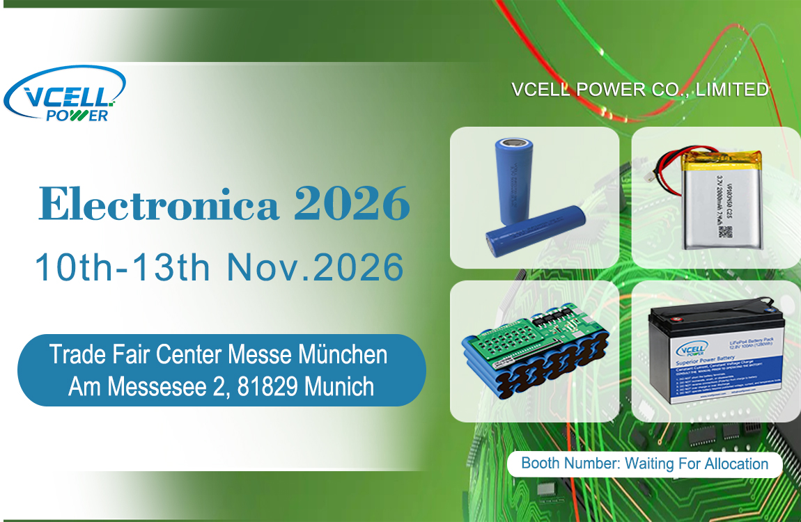 Vcell Power on esillä Electronica 2026 -messuilla Münchenissä