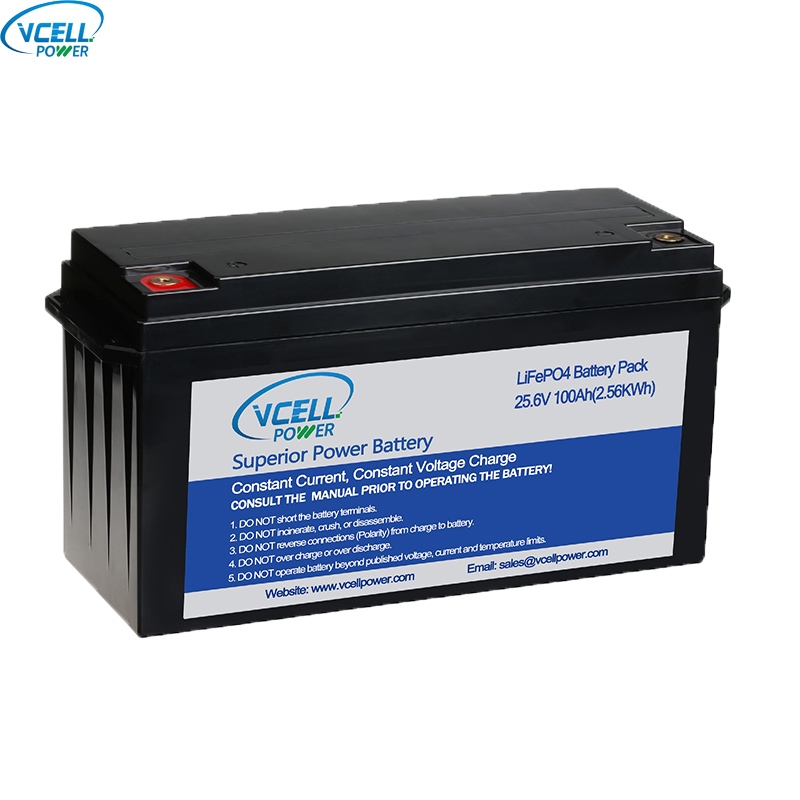24V 100Ah Deep Cycle LiFePO4 -akku