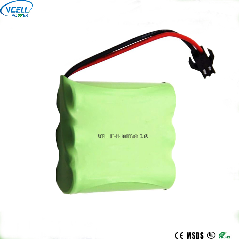 3,6 V AA 800 mAh Nimh-akku