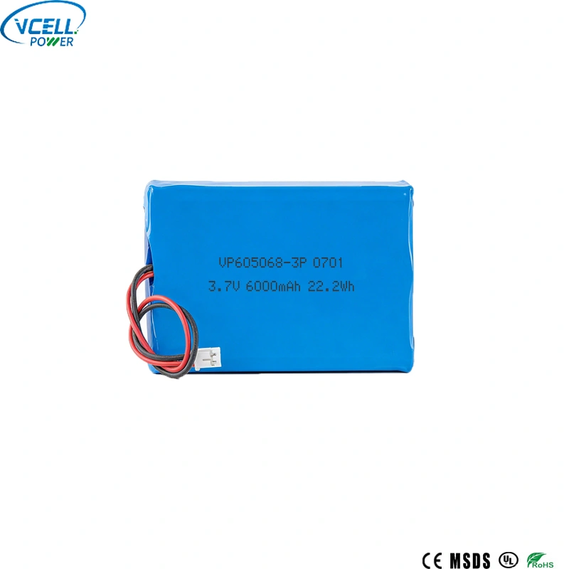 3,7 V 6000 mAh 605068 3P Li-polymeeriakku