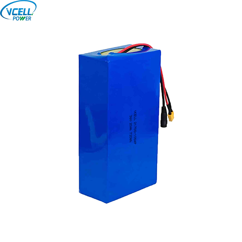 36V 20Ah Ebike Lithium Ion -akkupaketti