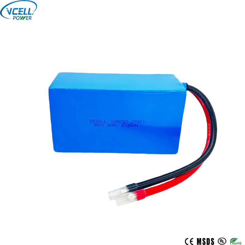 36V 6000mAh 10S3P 18650 litiumioniakku