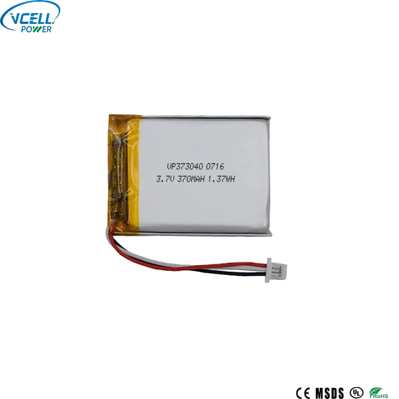 373040 3,7 V 370 mAh erittäin ohut LiPO-akku